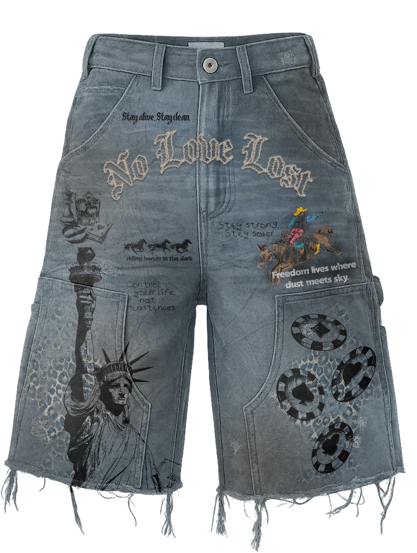 NLL “Freedom Through Discipline” Denim Short