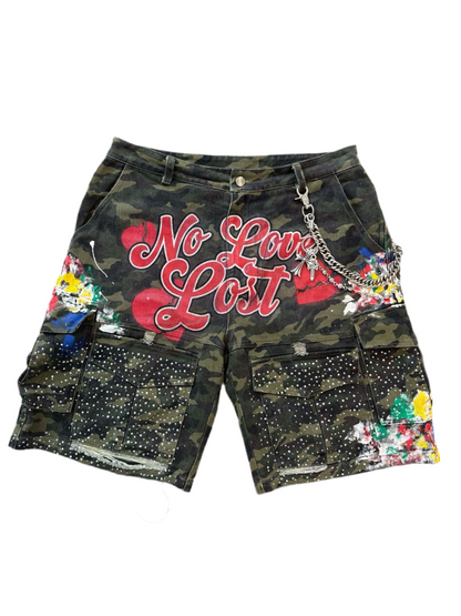 “NLL” Signature Camo Shorts
