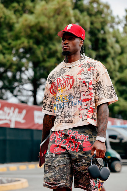 “NLL” Signature Camo Shorts