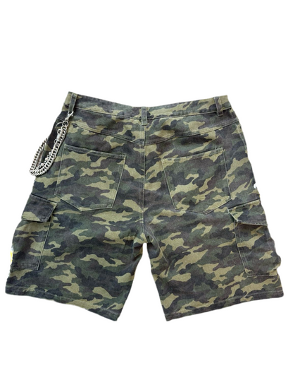 “NLL” Signature Camo Shorts