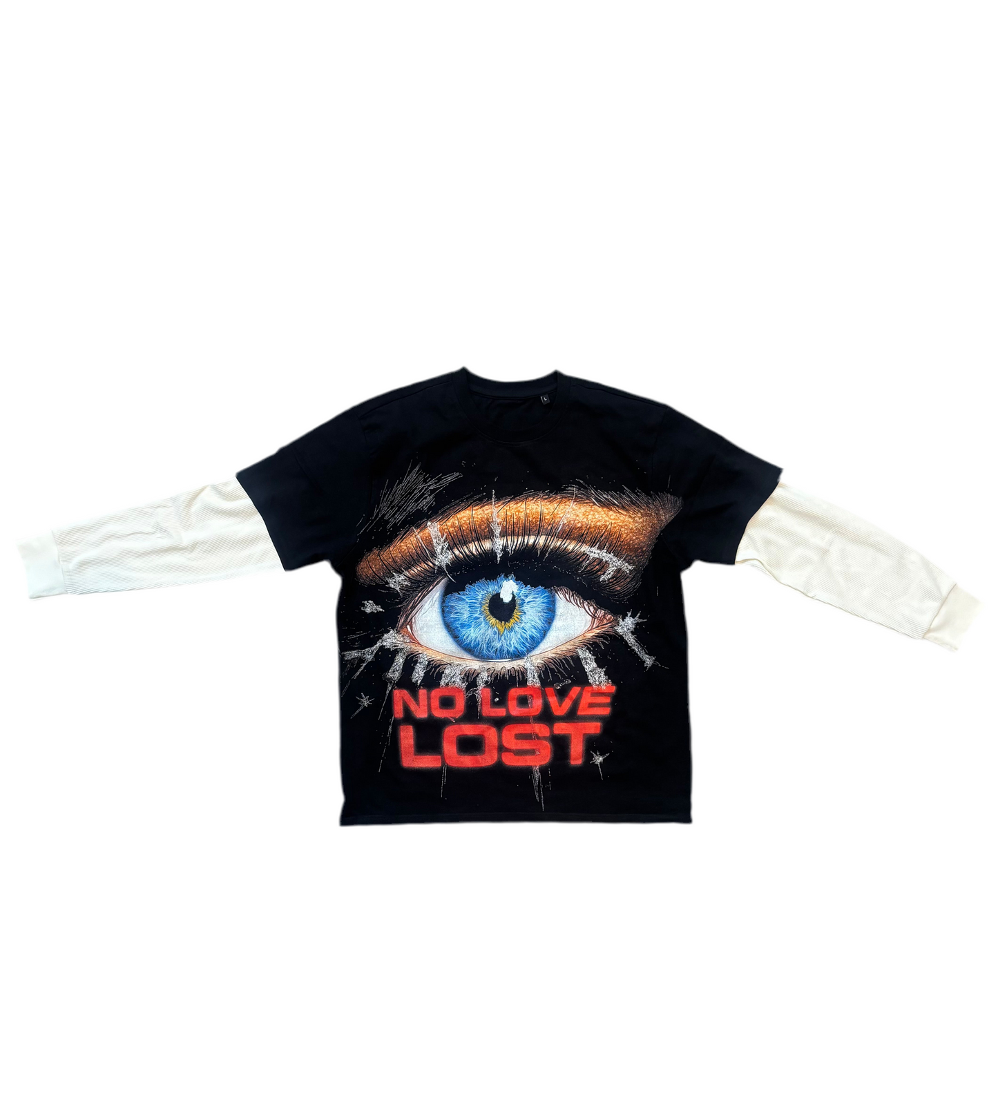 “NLL” Red Tears Layered Tee